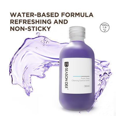 Roxo do OEM que refina a essência para a pele que limpa antes da solução de limpeza da cutícula da sobrancelha da prática